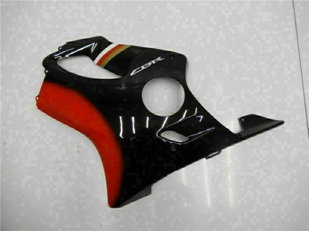 Rabatt Honda CBR600 F4i Motorrad Verkleidung Kit 2001-2003 - Rot Glanzendes Schwarz