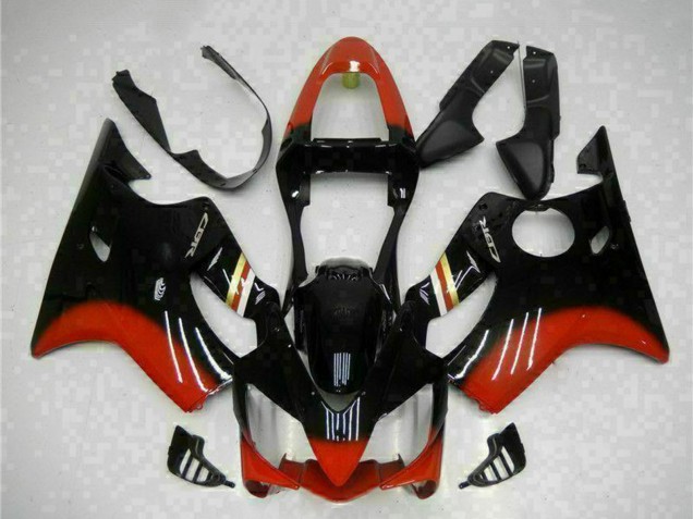 Rabatt Honda CBR600 F4i Motorrad Verkleidung Kit 2001-2003 - Rot Glanzendes Schwarz