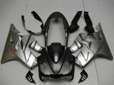 Rabatt Honda CBR600 F4i Motorrad Verkleidung 2004-2007 - Silber Matt Schwarz