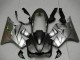 Rabatt Honda CBR600 F4i Motorrad Verkleidung 2004-2007 - Silber Matt Schwarz