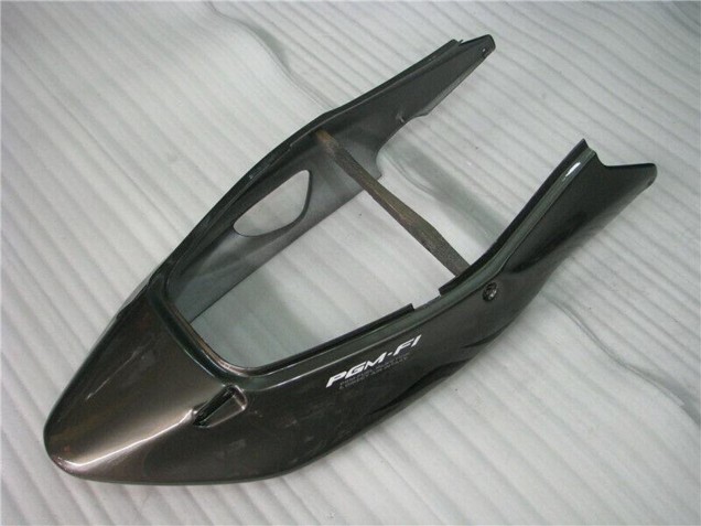Rabatt Honda CBR1100XX Blackbird Motorrad Verkleidung 1996-2007 - Glanzendes Schwarz Silber Flamme