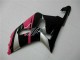 Rabatt Suzuki GSXR 600/750 Motorrad Verkleidung 2001-2003 - Rosa Silber Glanzendes Schwarz