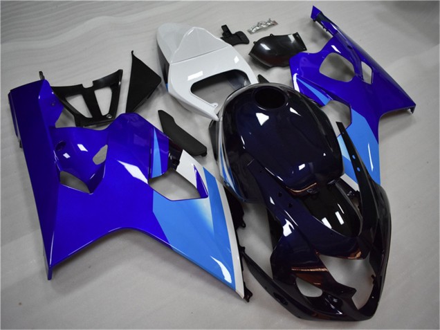Rabatt Suzuki GSXR 600/750 Motorrad Verkleidung 2004-2005 - Weiss Blau Schwarz