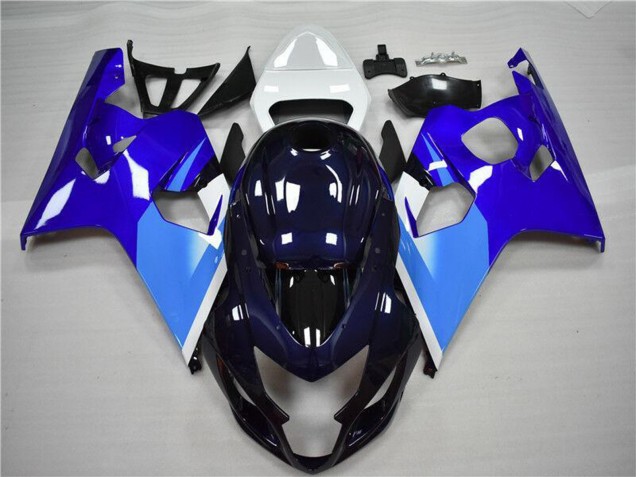 Rabatt Suzuki GSXR 600/750 Motorrad Verkleidung 2004-2005 - Weiss Blau Schwarz