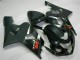 Rabatt Suzuki GSXR 600/750 Motorrad Verkleidung 2004-2005 - Glanzendes Schwarz Matt Schwarz Rot Aufkleber