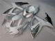 Rabatt Suzuki GSXR 600/750 Motorrad Verkleidung 2006-2007 - Weiss Silber