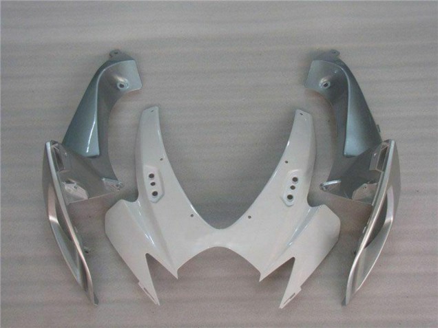 Rabatt Suzuki GSXR 600/750 Motorrad Verkleidung 2006-2007 - Weiss Silber