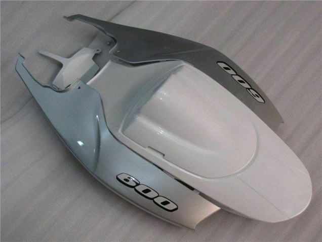 Rabatt Suzuki GSXR 600/750 Motorrad Verkleidung 2006-2007 - Weiss Silber