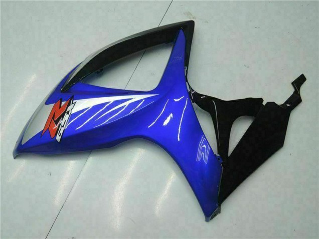 Rabatt Suzuki GSXR 600/750 Motorrad Verkleidung 2006-2007 - Blau Weiss Glanzendes Schwarz Rot