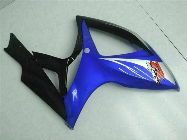 Rabatt Suzuki GSXR 600/750 Motorrad Verkleidung 2006-2007 - Blau Weiss Glanzendes Schwarz Rot