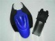 Rabatt Suzuki GSXR 600/750 Motorrad Verkleidung 2006-2007 - Blau Weiss Glanzendes Schwarz Rot