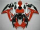 Rabatt Suzuki GSXR 600/750 Motorrad Verkleidung 2006-2007 - Weiss Rot Glanzendes Schwarz Streifen
