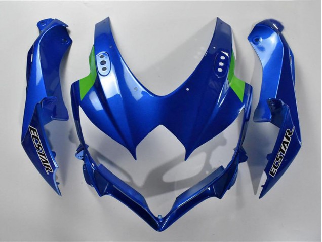 Rabatt Suzuki GSXR 600/750 Motorrad Verkleidung 2008-2010 - Blau Weiss Grun Schwarz