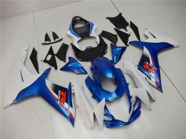 Rabatt Suzuki GSXR 600/750 Motorrad Verkleidung 2011-2024 - Weiss Blau Schwarz Rot
