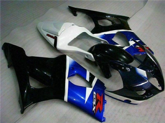 Rabatt Suzuki GSXR 1000 Abs Motorrad Verkleidungen 2003-2004 - Weiss Blau Glanzendes Schwarz Rot
