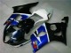 Rabatt Suzuki GSXR 1000 Abs Motorrad Verkleidungen 2003-2004 - Weiss Blau Glanzendes Schwarz Rot
