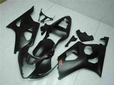 Rabatt Suzuki GSXR 1000 Motorrad Verkleidung 2003-2004 - Matt Schwarz Rot