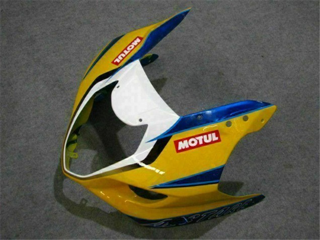 Rabatt Suzuki GSXR 1000 Motorrad Verkleidung 2003-2004 - Gelb Blau Weiss Rot Corona Motul