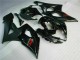 Rabatt Suzuki GSXR 1000 Motorrad Verkleidung 2005-2006 - Glanzendes Schwarz Matt Schwarz Rot