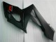 Rabatt Suzuki GSXR 1000 Motorrad Verkleidung 2005-2006 - Glanzendes Schwarz Matt Schwarz Rot