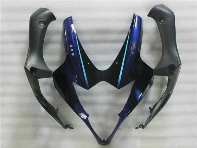 Rabatt Suzuki GSXR 1000 Motorrad Verkleidung Kit 2005-2006 - Weiss Blau Glanzendes Schwarz