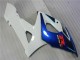 Rabatt Suzuki GSXR 1000 Motorrad Verkleidung Kit 2005-2006 - Weiss Blau Glanzendes Schwarz