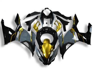 Rabatt Kawasaki Ninja 400 Motorrad Verkleidung 2018-2024 - Nardo Grau Gold Schwarz