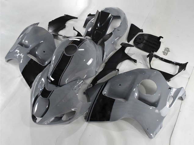 Rabatt Suzuki GSXR 1300 Hayabusa Motorrad Verkleidung 1996-2007 - Nardo Grau Schwarz Kein Aufkleber