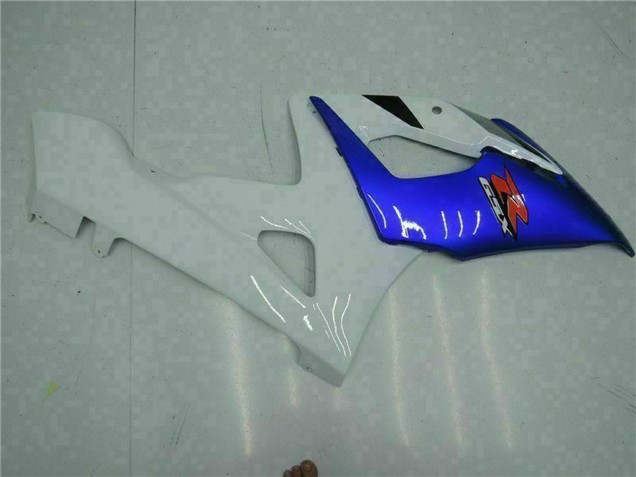 Rabatt Suzuki GSXR 1000 Motorrad Verkleidung 2005-2006 - Weiss Blau Glanzendes Schwarz