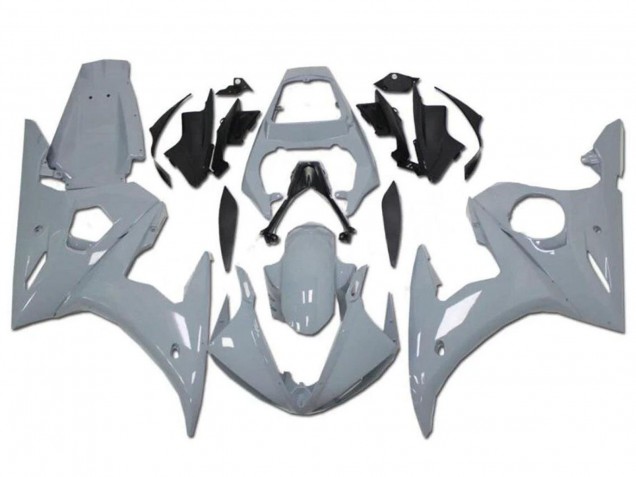 Rabatt Yamaha YZF R6S Motorrad Verkleidung 2006-2009 - Nardo Grau