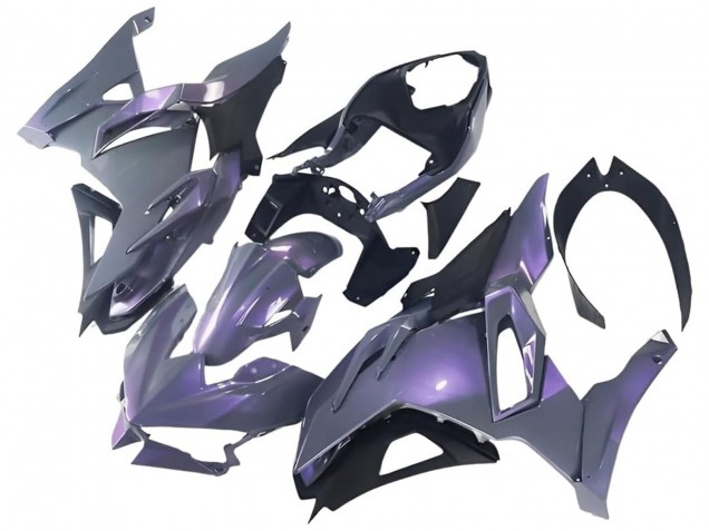 Rabatt Kawasaki Ninja 500 EX500R Motorrad Verkleidung 2024-2026 - Chameleon Grau Dazz Perl Lila