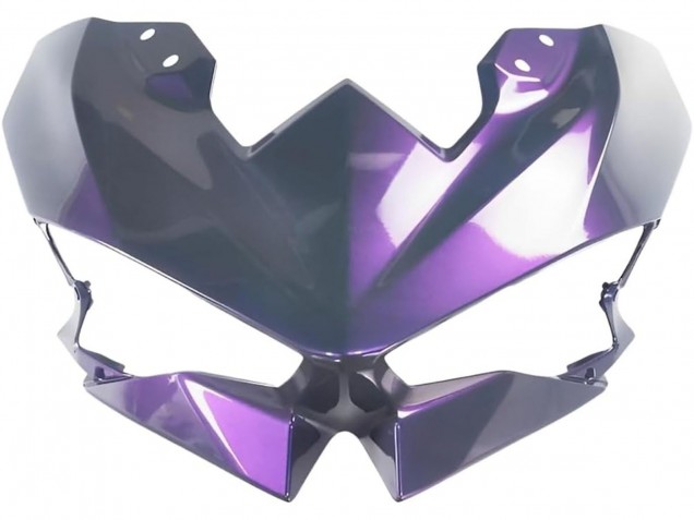 Rabatt Kawasaki Ninja 500 EX500R Motorrad Verkleidung 2024-2026 - Chameleon Grau Dazz Perl Lila