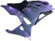 Rabatt Kawasaki Ninja 500 EX500R Motorrad Verkleidung 2024-2026 - Chameleon Grau Dazz Perl Lila