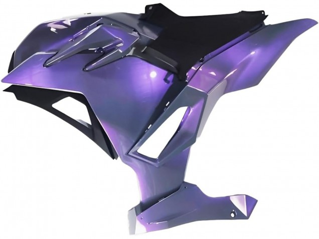 Rabatt Kawasaki Ninja 500 EX500R Motorrad Verkleidung 2024-2026 - Chameleon Grau Dazz Perl Lila