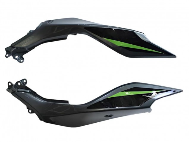 Rabatt Kawasaki Ninja 500 EX500R Motorrad Verkleidung 2024-2025 - Grau Grun Schwarz