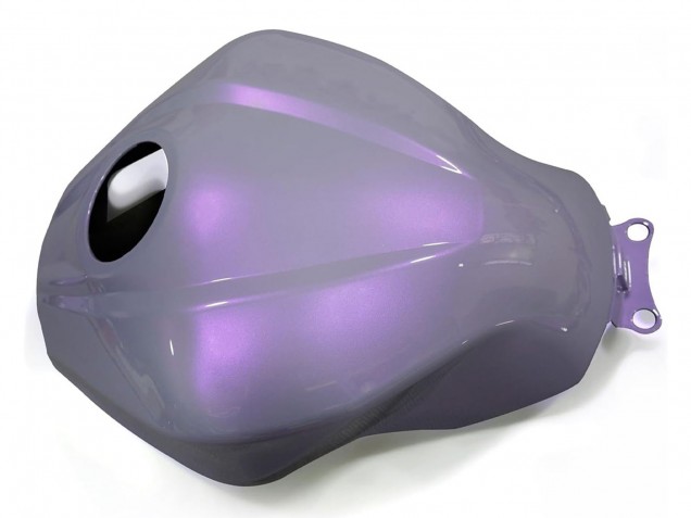 Rabatt Kawasaki EX300 Motorrad Verkleidung 2013-2024 - Chameleon Grau Dazz Perl Lila