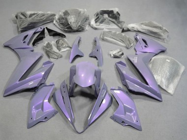 Rabatt Suzuki GSX8R Motorrad Verkleidung 2024-2025 - Chameleon Grau Dazz Perl Lila
