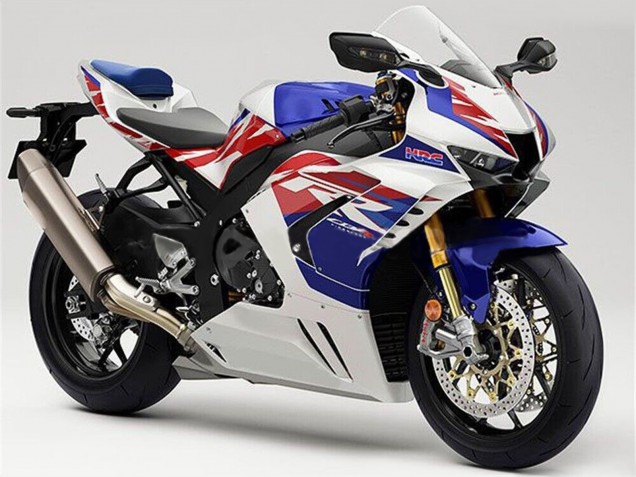 Rabatt Honda CBR1000RR-R Motorrad Verkleidung 2020-2023 - Weiss Rot Blau