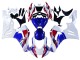 Rabatt Honda CBR1000RR-R Motorrad Verkleidung 2020-2023 - Weiss Rot Blau