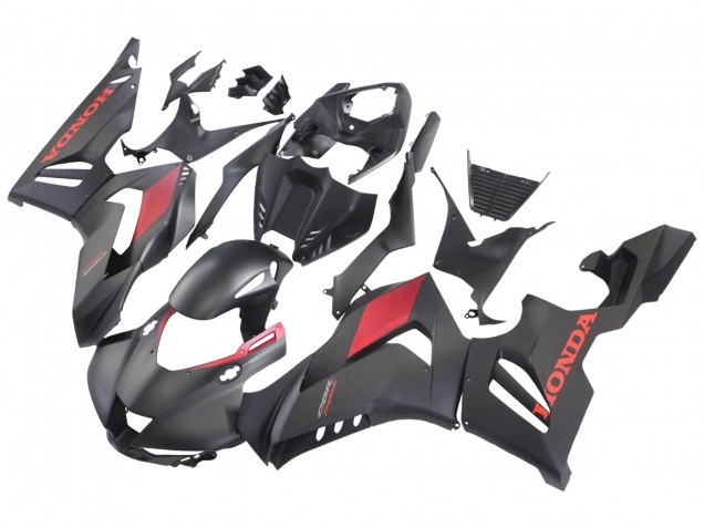 Rabatt Honda CBR1000RR-R Motorrad Verkleidung 2020-2023 - Matt Schwarz Rot