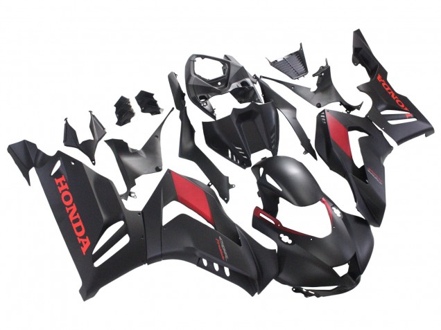 Rabatt Honda CBR1000RR-R Motorrad Verkleidung 2020-2023 - Matt Schwarz Rot