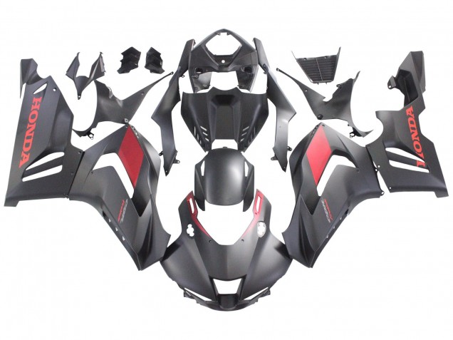 Rabatt Honda CBR1000RR-R Motorrad Verkleidung 2020-2023 - Matt Schwarz Rot