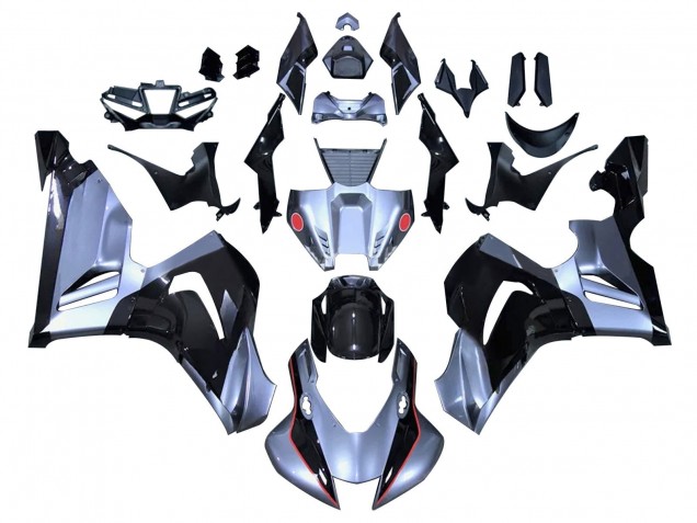 Rabatt Honda CBR1000RR-R Motorrad Verkleidung 2020-2023 - Silber Glanzendes Schwarz