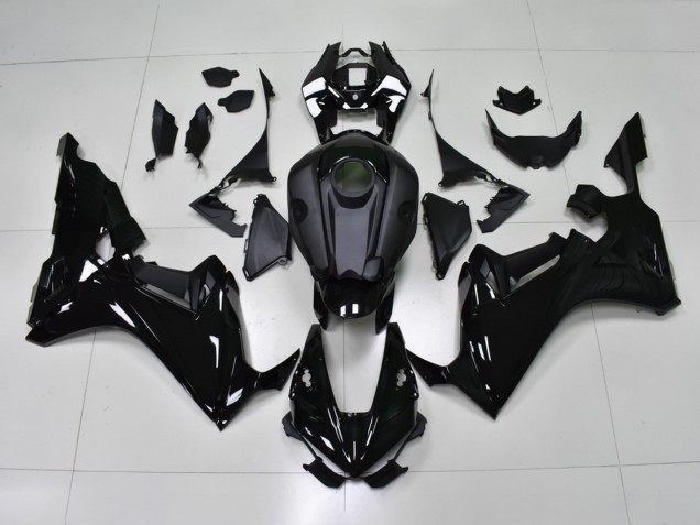 Rabatt Honda CBR1000RR-R Motorrad Verkleidung 2020-2023 - Glanzendes Schwarz Matt Schwarz