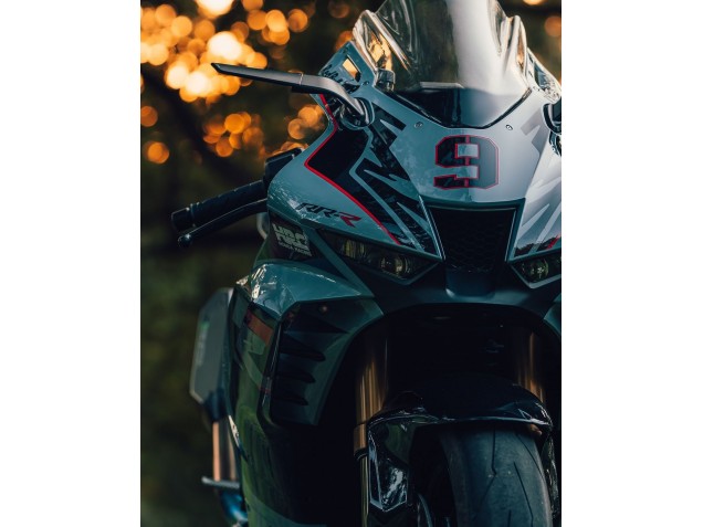 Rabatt Honda CBR1000RR-R Motorrad Verkleidung 2020-2023 - Nardo Grau Glanzendes Schwarz HRC 9
