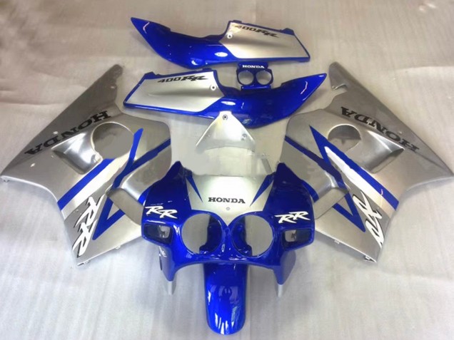 Rabatt Honda CBR400RR NC23 Motorrad Verkleidung 1987-1989 - Silber Blau