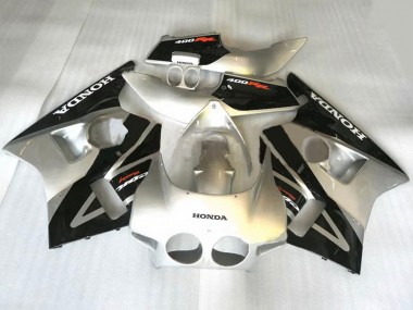 Rabatt Honda CBR400RR NC23 Motorrad Verkleidung 1987-1989 - Silber Schwarz