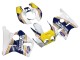 Rabatt Honda CBR400RR NC23 Motorrad Verkleidung 1987-1989 - Weiss Gelb Blau Rothmans