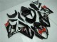 Rabatt Suzuki GSXR 1000 Motorrad Verkleidung 2007-2008 - Glanzendes Schwarz Rot Weiss
