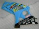 Rabatt Suzuki GSXR 1000 Motorrad Verkleidung Kit 2007-2008 - Blau Gold Schwarz Rizla